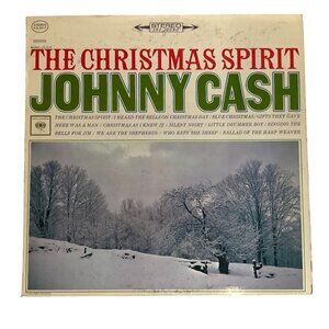 The Christmas Spirit Vinyl Record Album Johnny Cash Columbia Records Stereo 1963